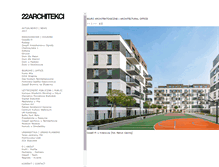 Tablet Screenshot of 22architekci.pl